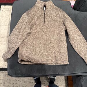 Old Navy Tan Zip-Up Sweater